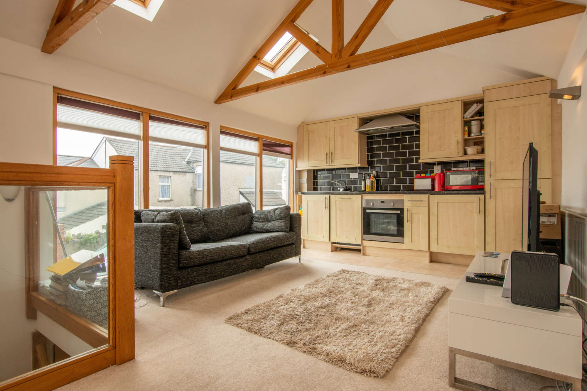 Open plan living space