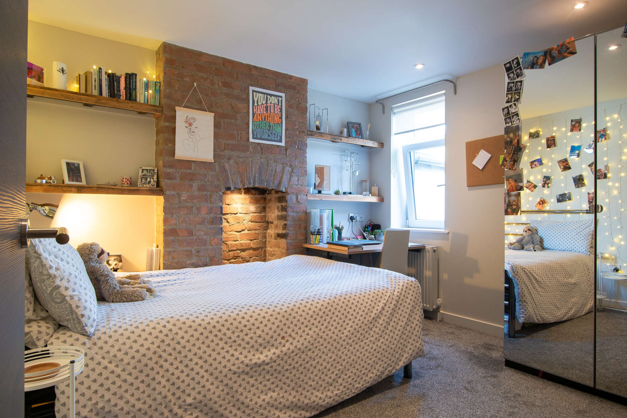 Double bedrooms with ergonomic furniture and memory foam mattresses